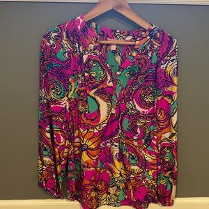 Lilly Pulitzer Elsa Blouse Size small